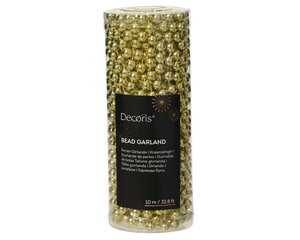 Decoris Kralenslinger kunststof - L10m Goud - afbeelding 1