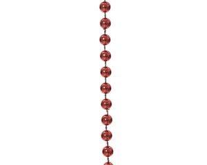 Decoris Kralenslinger kunststof - L10m Kerstrood - afbeelding 2