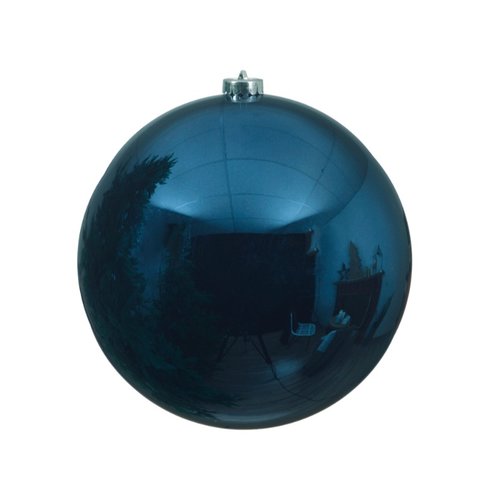 Decoris Kunststof Kerstbal 2 cm - Nachtblauw