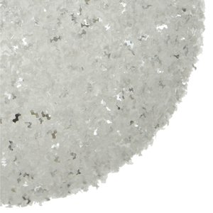 Decoris Kunststof Kerstbal met glitter finish - afbeelding 2