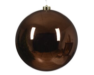 Kerstballen glas espresso - D 20,0 cm