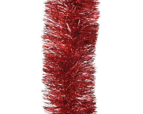 Decoris lametta guirlande Christmas red 2.7 m
