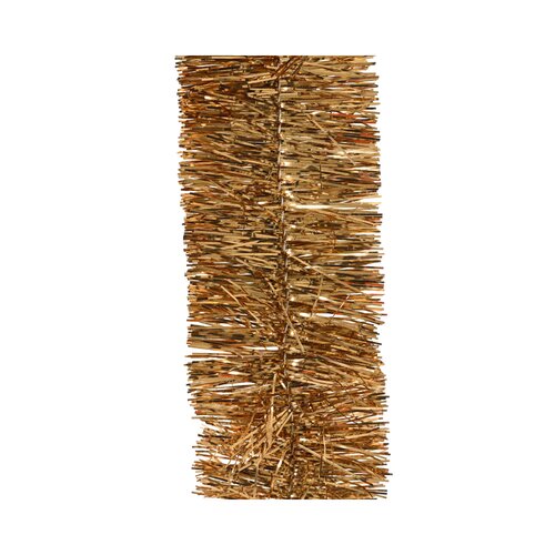 Decoris lametta guirlande pecannoot bruin - D 7 x H 270 cm