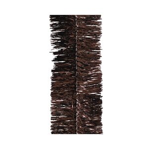 Decoris lametta guirlande zwarte truffel - D 7 x H 270 cm