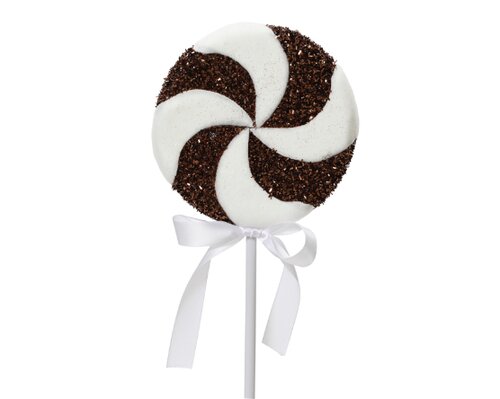 Decoris Lolly foam  espresso - L 3 x B 15 x H 42 cm