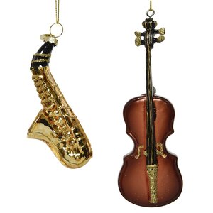 Ornament bruin - H 12,0 cm x L 3 cm