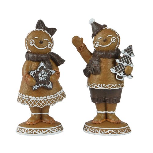 Decoris peperkoek figuur bruin - L 9,4 x B 5,5 x H 16 cm