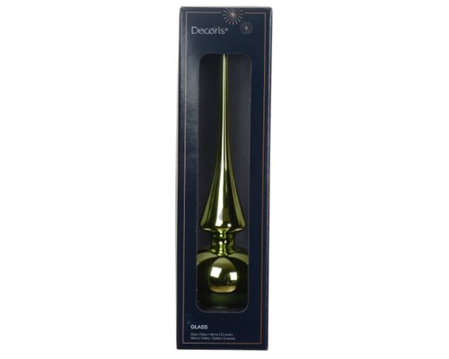 Decoris Piek glas  groene thee - D 6 x H 26 cm