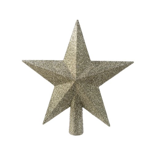 Decoris Piek Ster 19 x 19 x 4,2 cm - Mosgroen