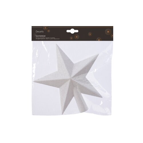 Decoris piek ster kunststof  19 cm