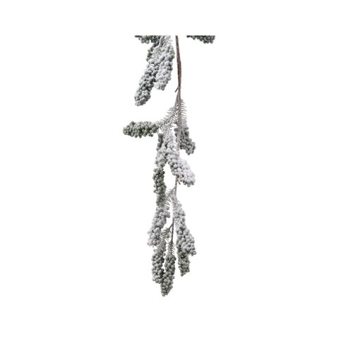 Decoris Slinger Presentation type foam snow berries - groen