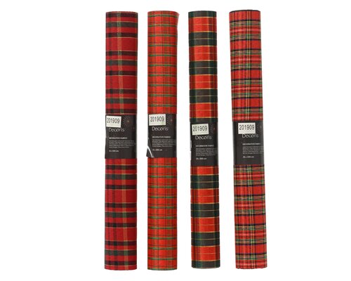 Decostof Kunststof - L200xB35cm - 4 Varianten