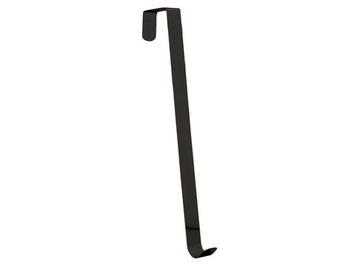 Deurhanger voor krans metaal - H30cm Zwart