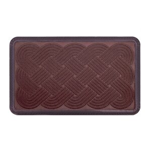 Deurmat 45 x 75 cm bruin