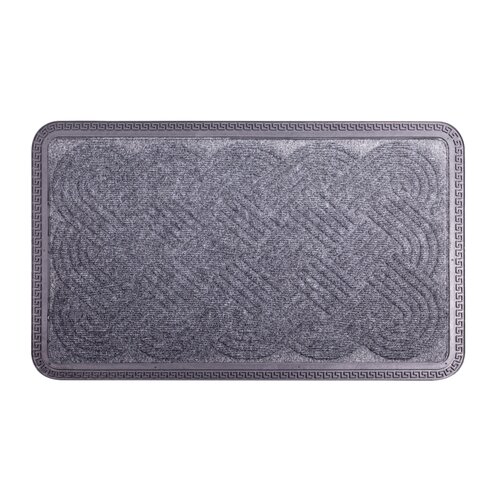 Deurmat 45 x 75 cm donker grijs - afbeelding 1