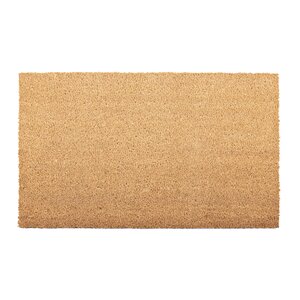 Deurmat kokos 45 x 75 cm bruin - afbeelding 1