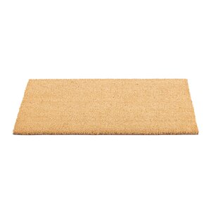 Deurmat kokos 45 x 75 cm bruin - afbeelding 2