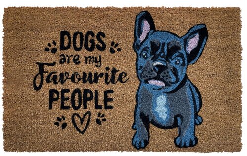 Deurmat kokos 'bulldog' 45 x 75 cm