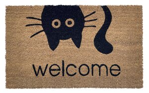 Deurmat kokos 'cat' 45 x 75 cm