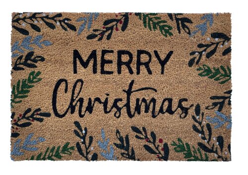 Deurmat kokos 'Merry Christmas' 40 x 60 cm