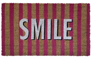 Deurmat kokos 'Smile'45 x 70 cm