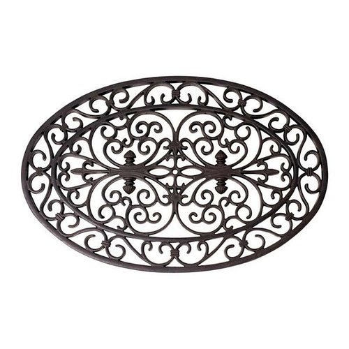 Deurmat rubber ovaal 70x46 cm