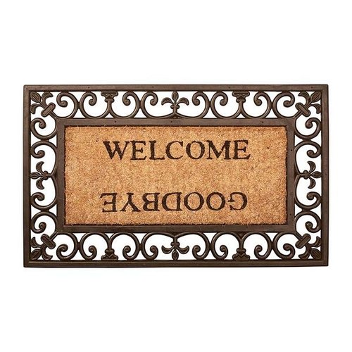 Deurmat welcome/goodbye