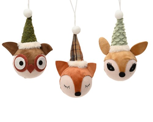 Dieren kunststof - D14xH18cm - 3 Varianten
