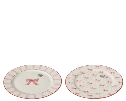 Dinerbord porselein - D26,7cm Wit per stuk - afbeelding 1