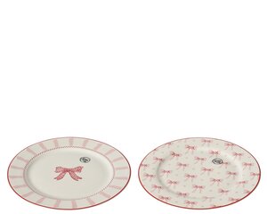 Dinerbord porselein - D26,7cm Wit per stuk - afbeelding 1