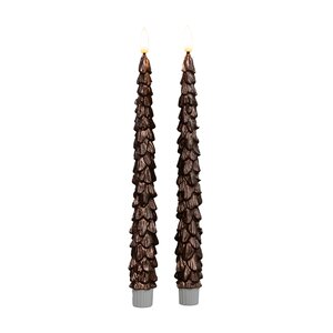 Dinerkaars kerstboom 27cm brons