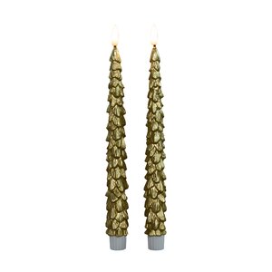Dinerkaars kerstboom 27cm goud