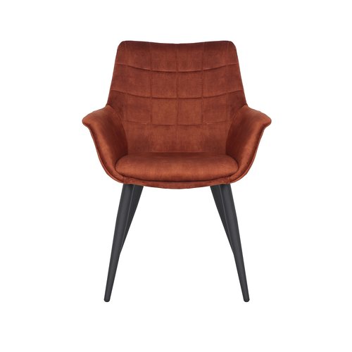 Dining stoel Lorenzo Oranje - 65 x 61 x 87 cm - afbeelding 2