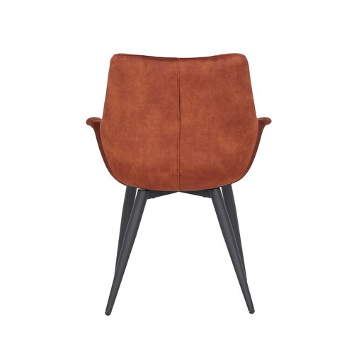 Dining stoel Lorenzo Oranje - 65 x 61 x 87 cm - afbeelding 4