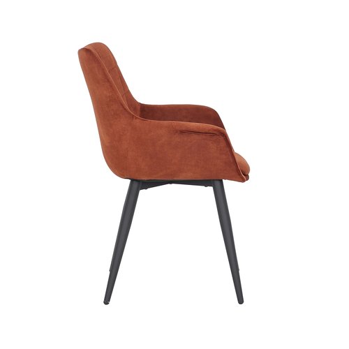 Dining stoel Lorenzo Oranje - 65 x 61 x 87 cm - afbeelding 3