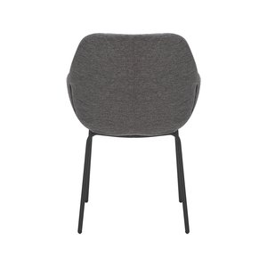 Dining stoel ROBERTO Antraciet - 57,5 x 65 x 85 cm - afbeelding 4