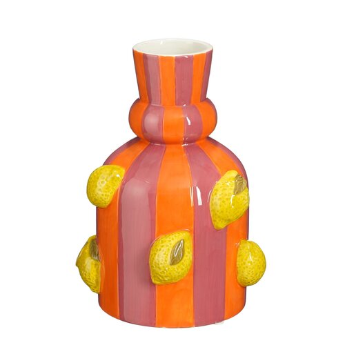 Dion vaas oranje - D 15 x H 23 cm