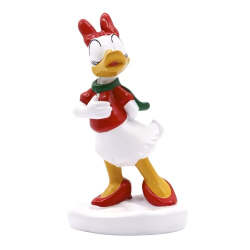 Disney kerstbeeldje in sneeuw Daisy resin - D 5 x H 8 cm