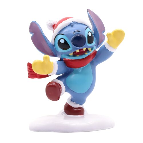 Disney Kerstbeeldje Stitch - B5xD5xH8cm Blauw