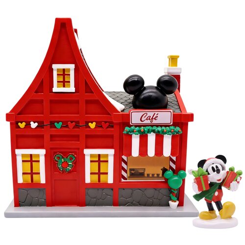 Disney kersthuis Mickey Mouse resin - 10 x 25 x 15 cm - afbeelding 1