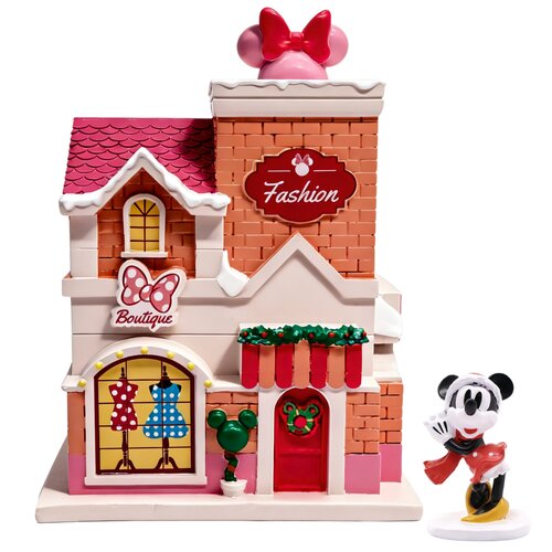 Disney kersthuis Minnie Mouse resin - 10 x 25 x 15 cm - afbeelding 1