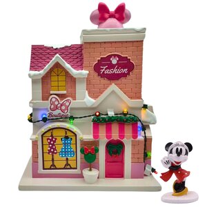 Disney kersthuis Minnie Mouse resin - 10 x 25 x 15 cm - afbeelding 2