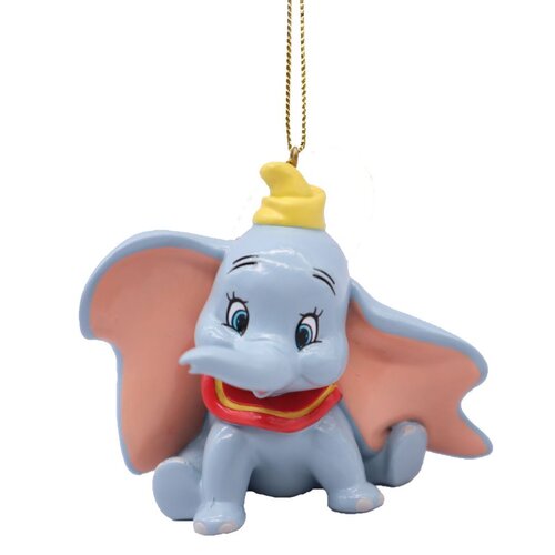 Disney kerstornament Dumbo resin - 7 x 9 x 8 cm - afbeelding 1