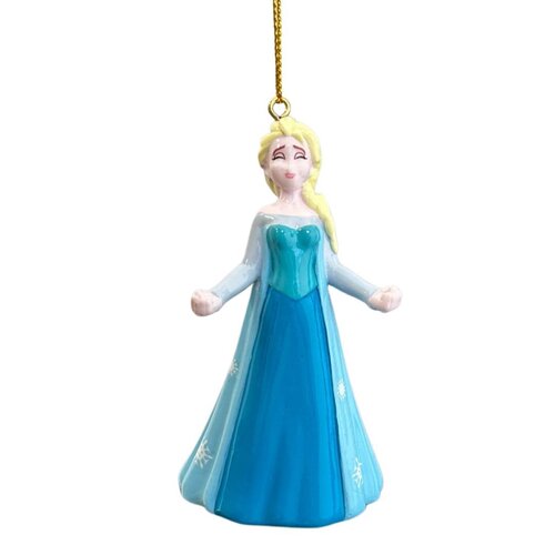 Disney Kerstornament Elsa - B7xD5,5xH9,5cm Blauw - afbeelding 1