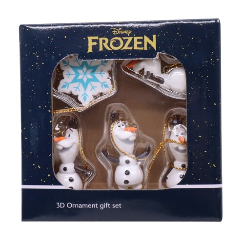 Disney kerstornament giftset Frozen Olaf resin - 7 x 9,5 x 20 cm