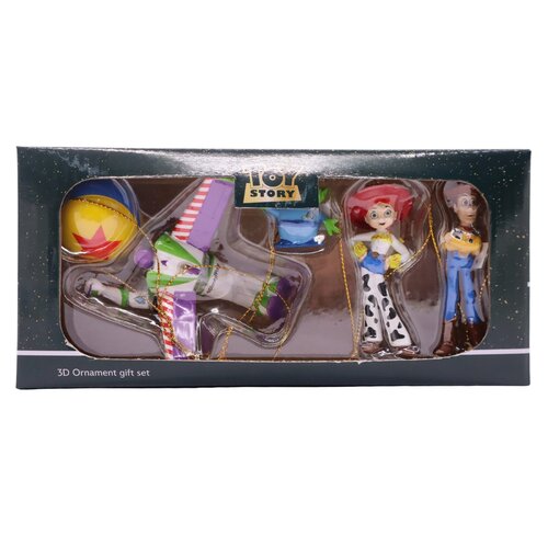 Disney kerstornament giftset Toy Story resin - 7 x 9,5 x 20 cm