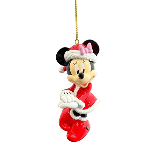 Disney Kerstornament Minnie Mouse - B4,5xD4xH10cm Rood