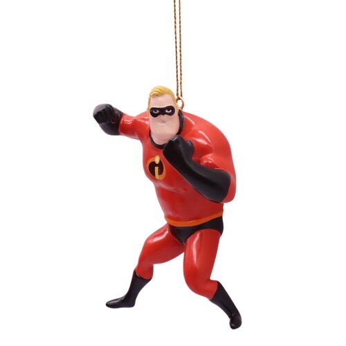 Disney Kerstornament Mr. Incredible - B5xD4xH9cm Rood