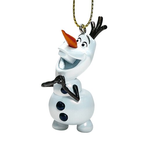 Disney kerstornament Olaf metallic plastic 7,5 cm