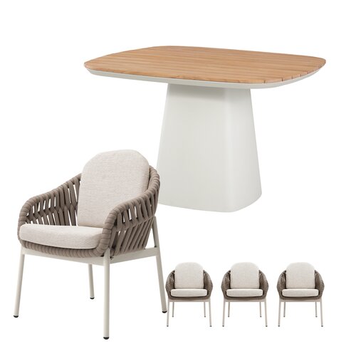 Royal Seasons Doha 4-zits tuinset - afbeelding 1